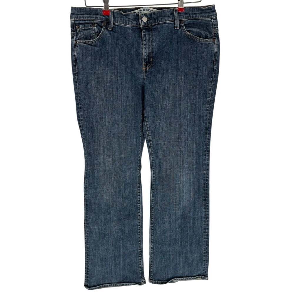 Vintage Y2K Gap Low Rise Boot Cut Denim Jeans, Size 14 R, Preppy Retro